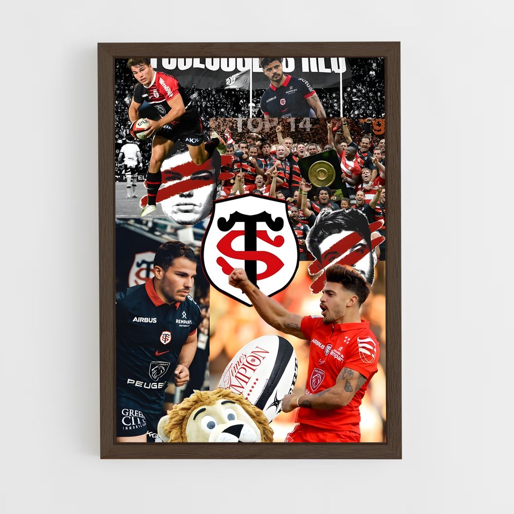 Poster Lions en Action – affiche Rugby (vue 5)